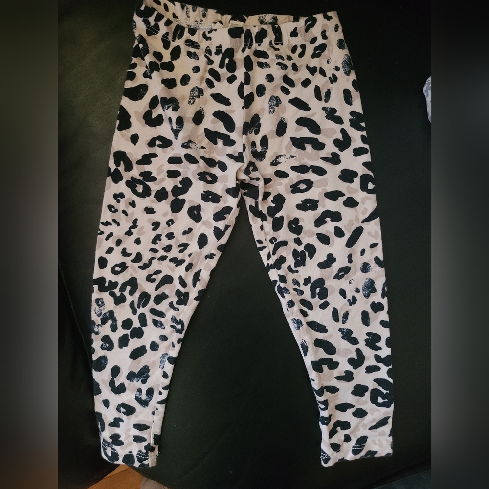 Jessica Simpson leopard pants leggings 4t